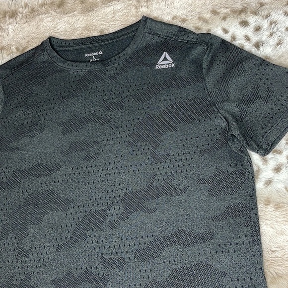 Reebok Gray Tee Size L 12-14 - Picture 4 of 7